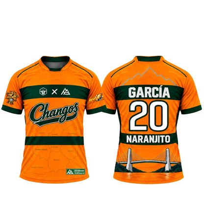 Camiseta Oficial de Jugador Changos de Naranjito 26-27